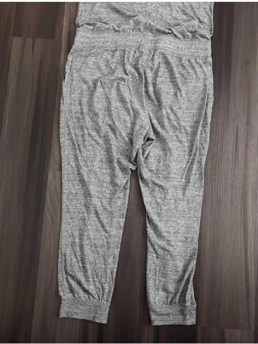 Nike Jumpsuit Women's Size Medium Gray Sleeveless Criss Cross Back Pantsuit